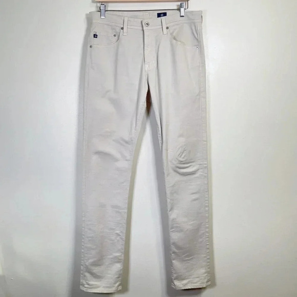 Ag Adriano Goldschmied The Nomad Beige Chino Khaki Stretch Pant - Picture 1 of 13